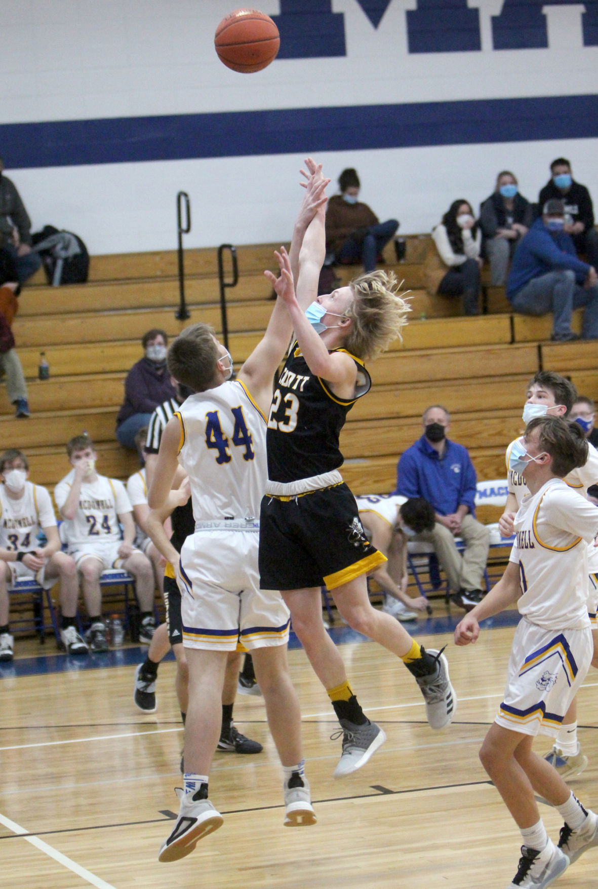 Cadott at McDonell boys basketball 1-18-21